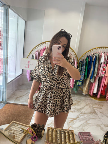 Combinaison short Léo 🐆