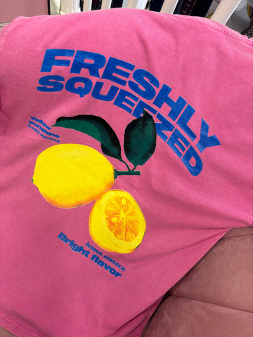 T-shirt Freshly rose 🍋