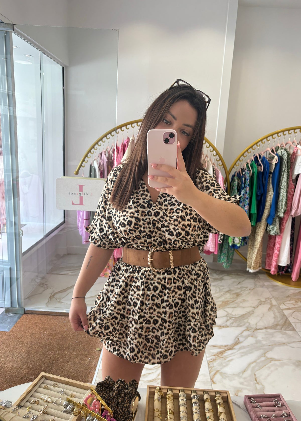 Combinaison short Léo 🐆